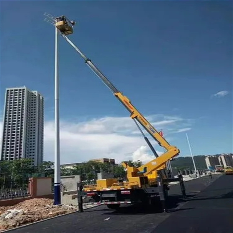 雨湖维修路灯的曲臂升降车出租